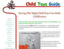Tablet Screenshot of child-toys-guide.com